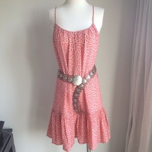 JOIE blood orange tulip dress